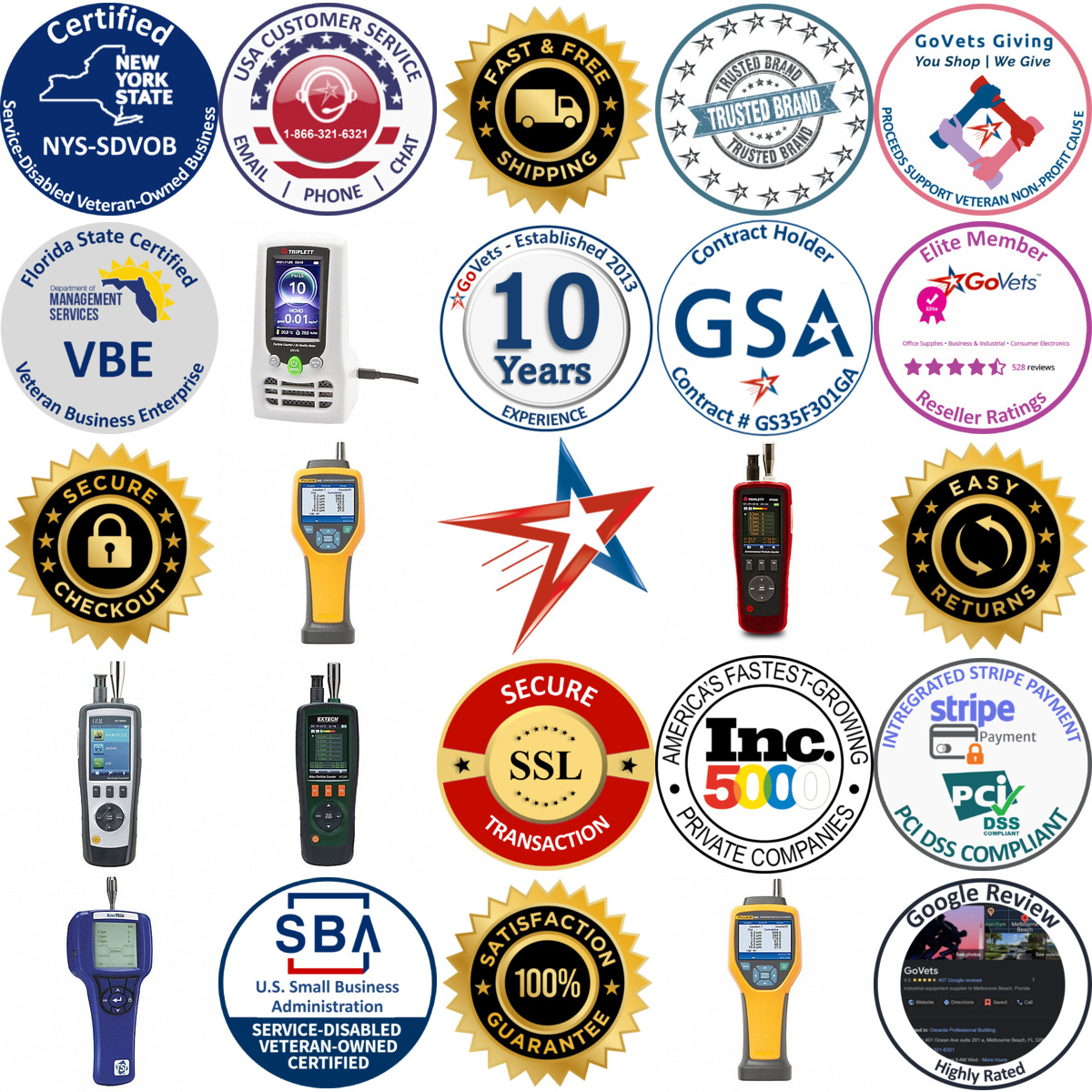 A selection of Particle Counters products on GoVets