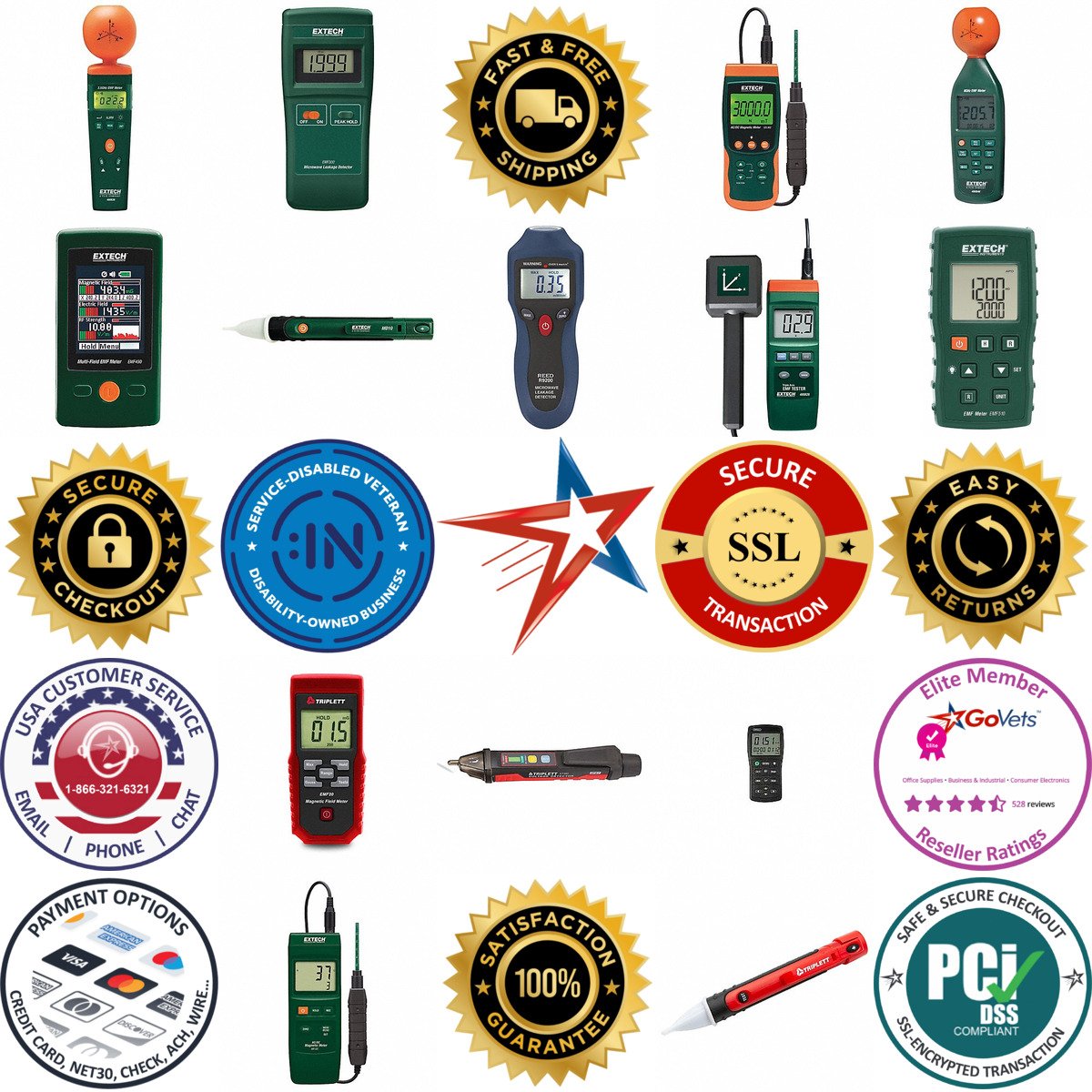 A selection of Magnetic Field Measuring products on GoVets