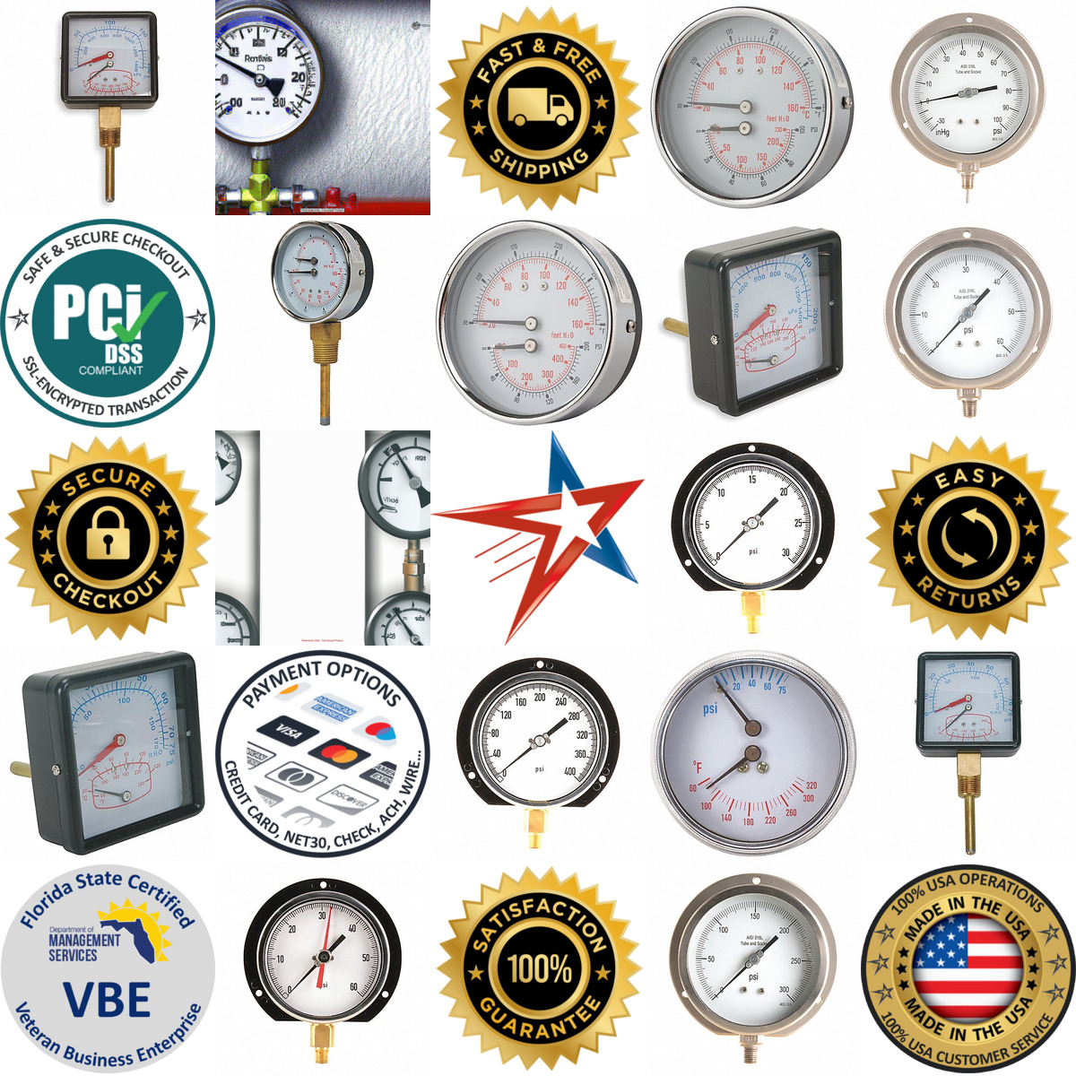 A selection of Boiler Gauges products on GoVets