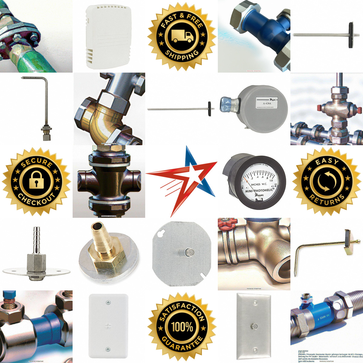 A selection of Static Pressure Fittings products on GoVets