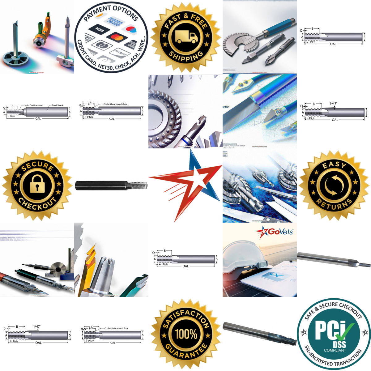 A selection of Scientific Cutting Tools products on GoVets