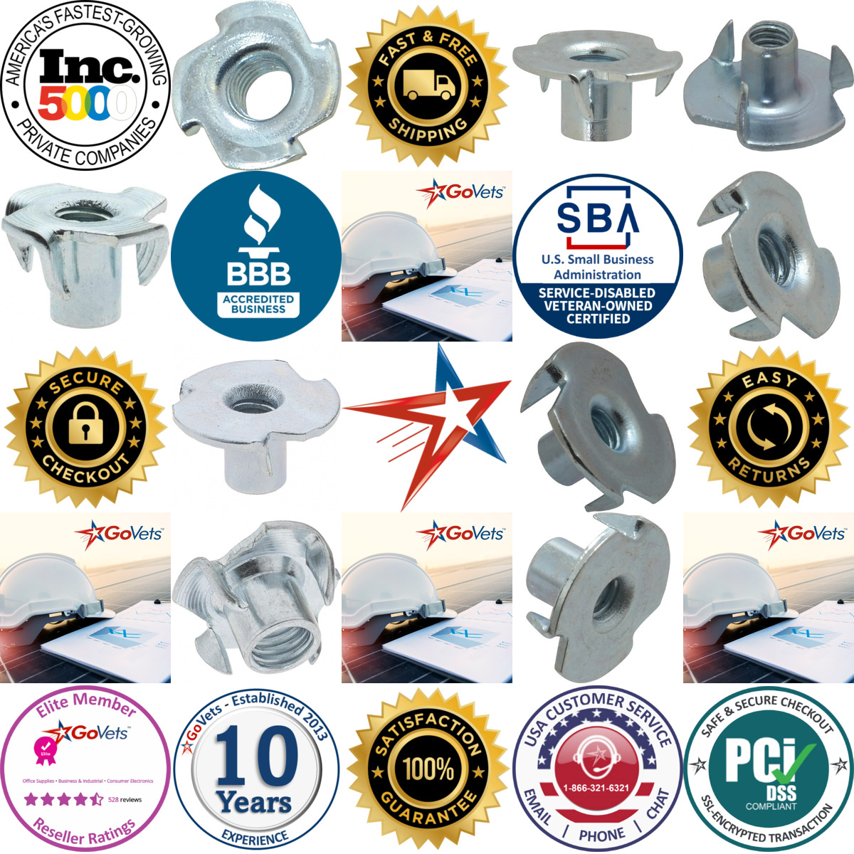 A selection of Tee Nuts products on GoVets