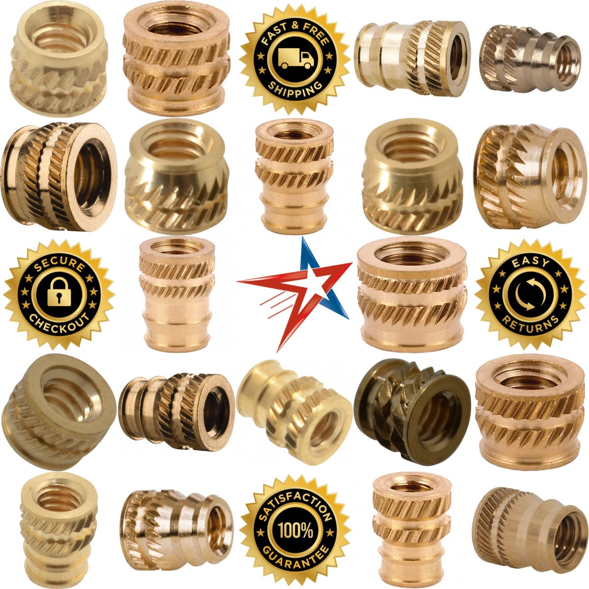 Millions of Products A selection of Tapered Hole Threaded Inserts products on GoVets