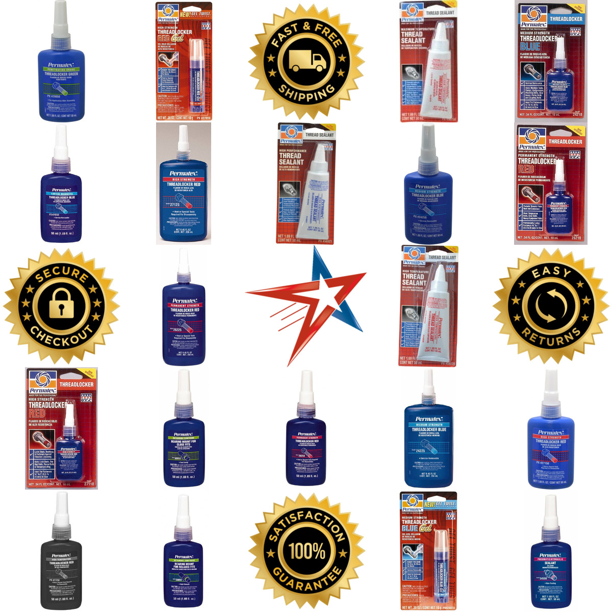 A selection of permatex. products on GoVets