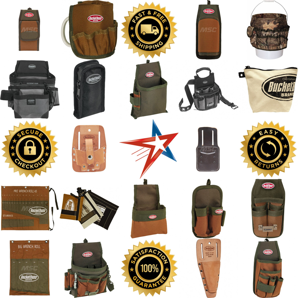 A selection of Bucket Boss products on GoVets