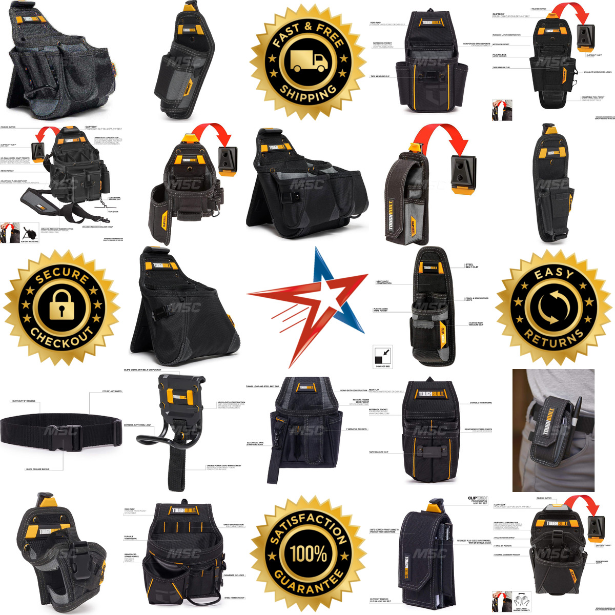 A selection of Toughbuilt products on GoVets