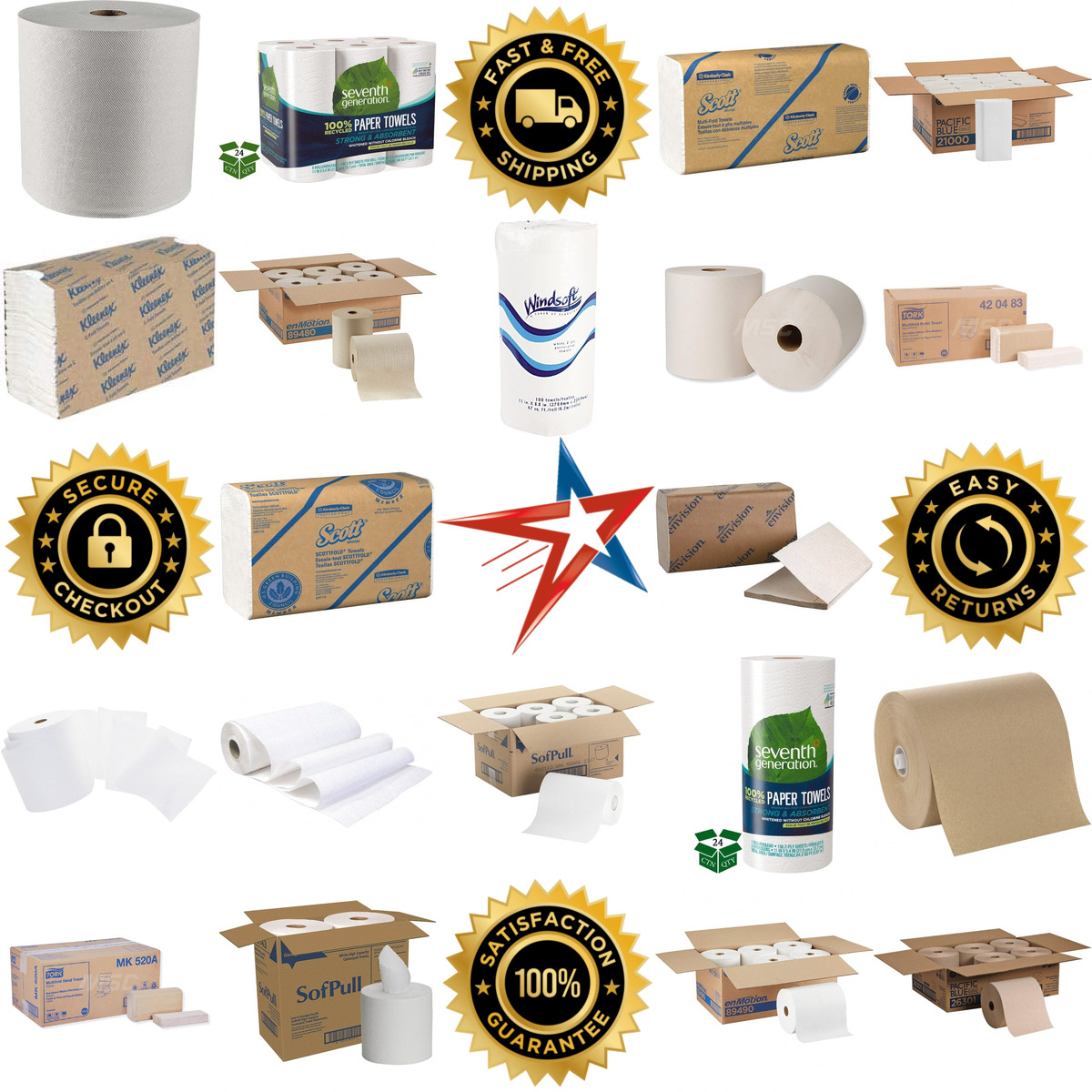 A selection of Paper Towels products on GoVets