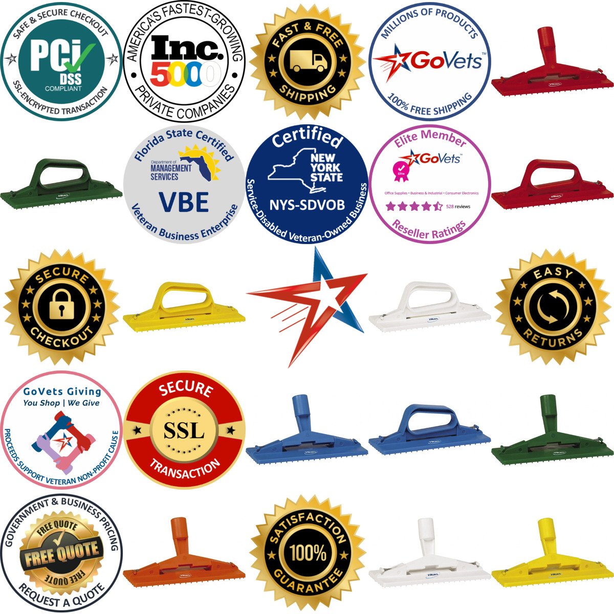 A selection of Sponge and Scouring Pad Handles products on GoVets