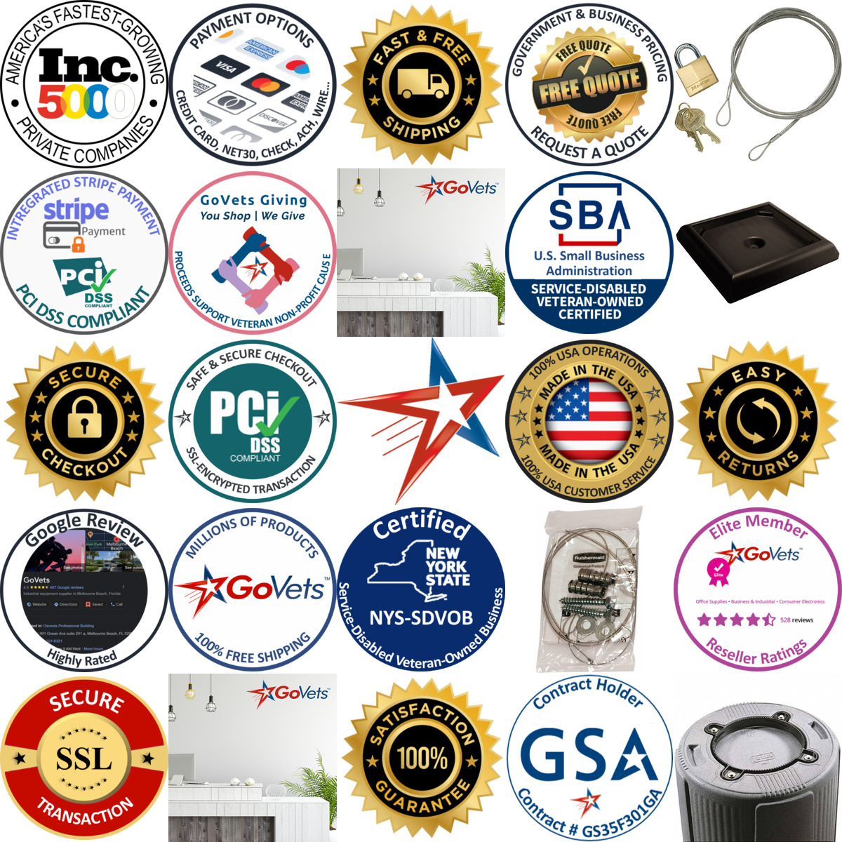 A selection of Trash Can Accessories products on GoVets