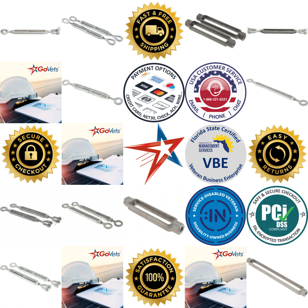 A selection of Value Collection products on GoVets