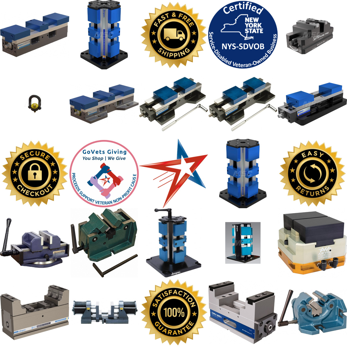 A selection of Self Centering Vises products on GoVets