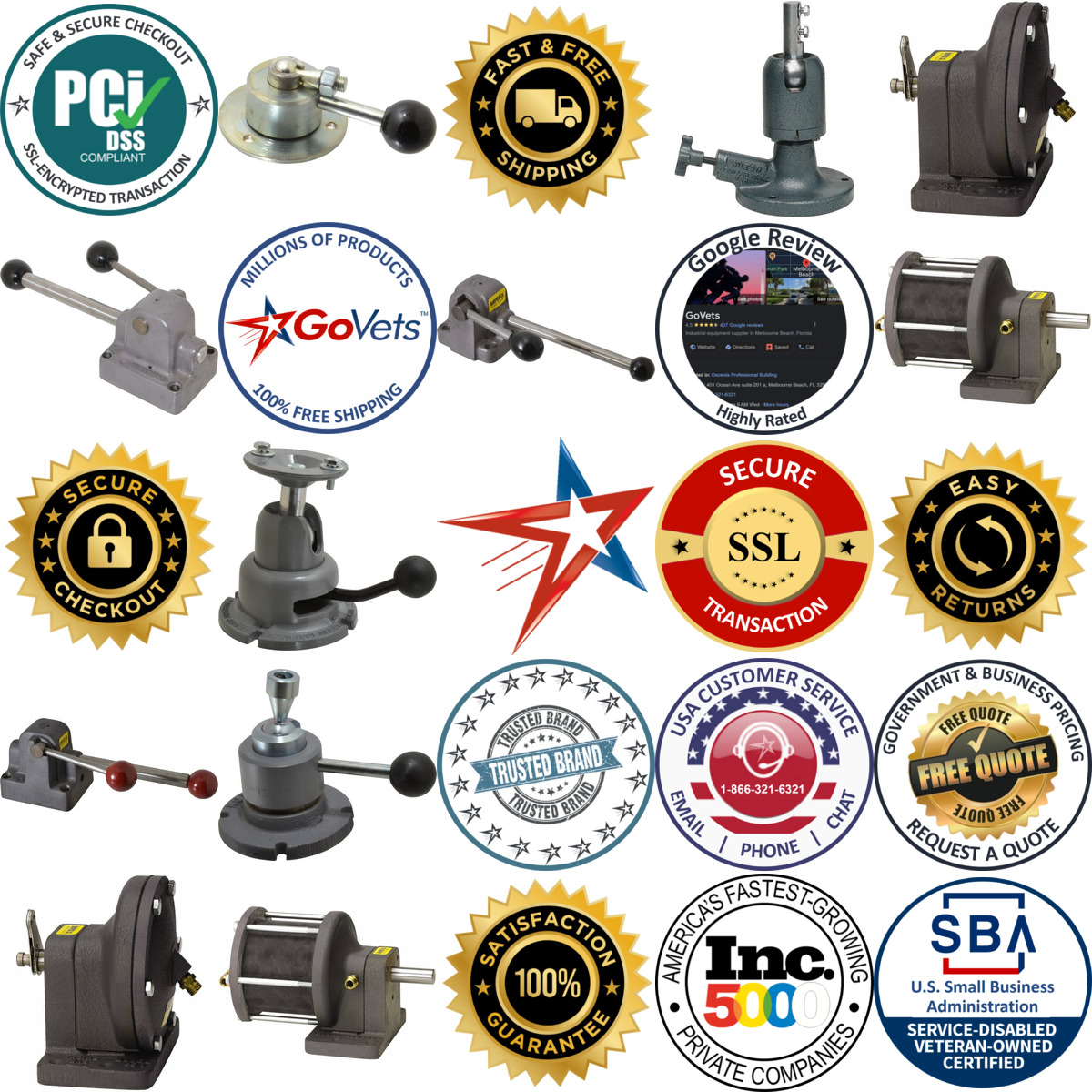 A selection of Work Positioners products on GoVets