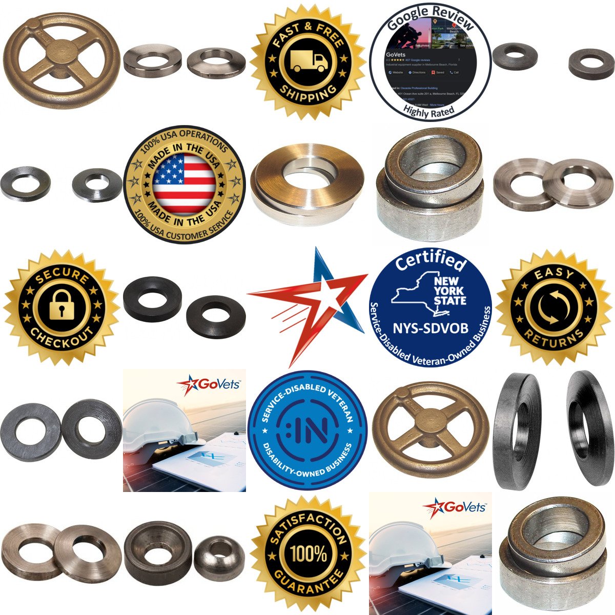 A selection of Spherical Washer Assemblies products on GoVets