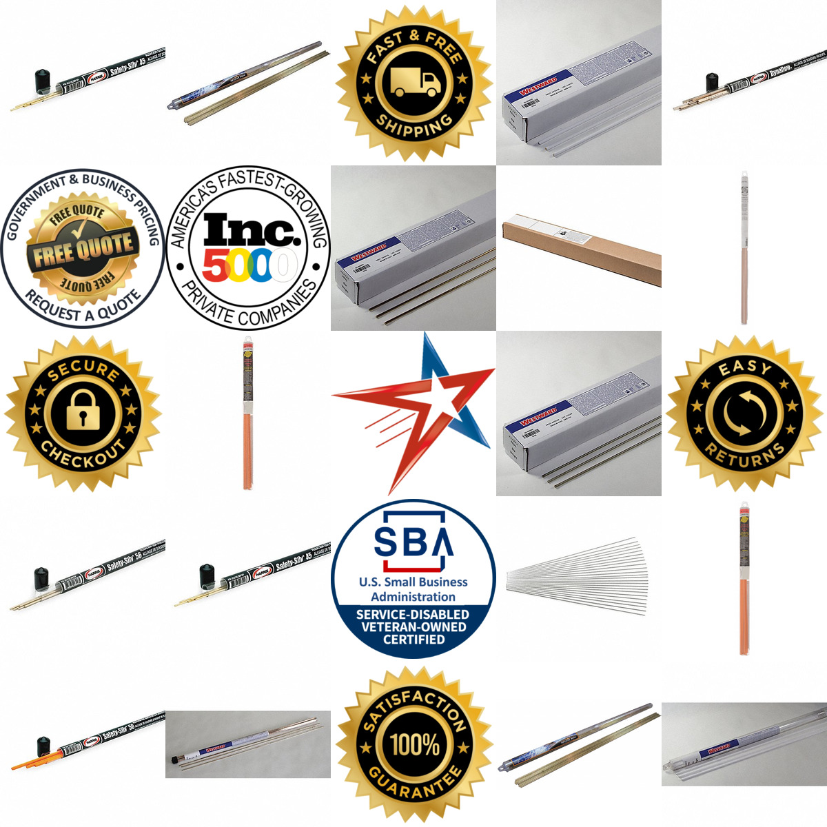 A selection of Brazing Alloys products on GoVets