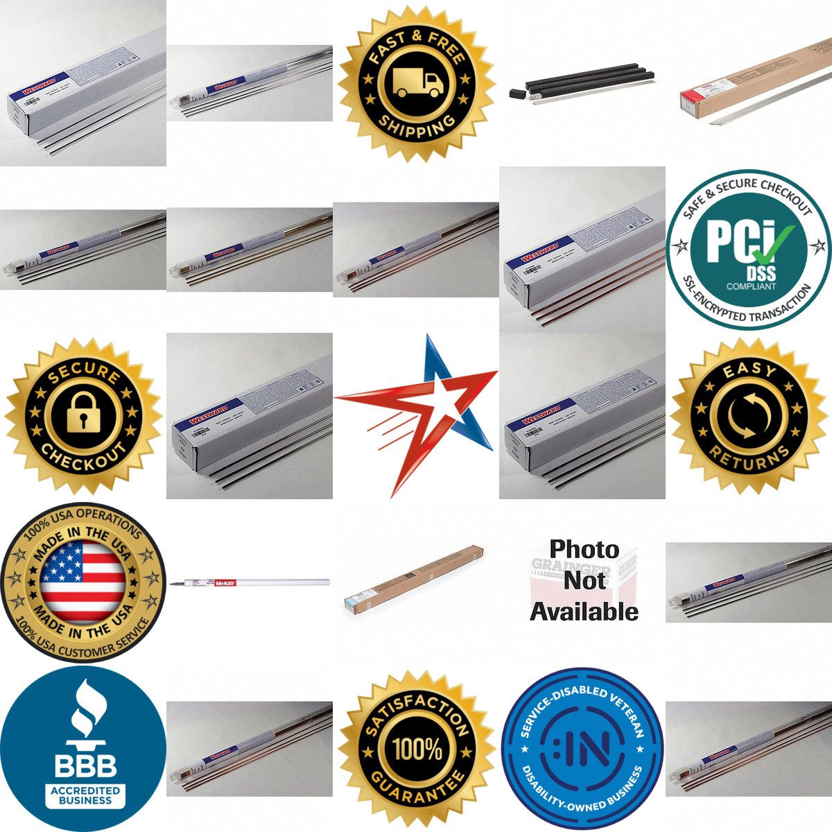 A selection of Tig Welding Rods products on GoVets