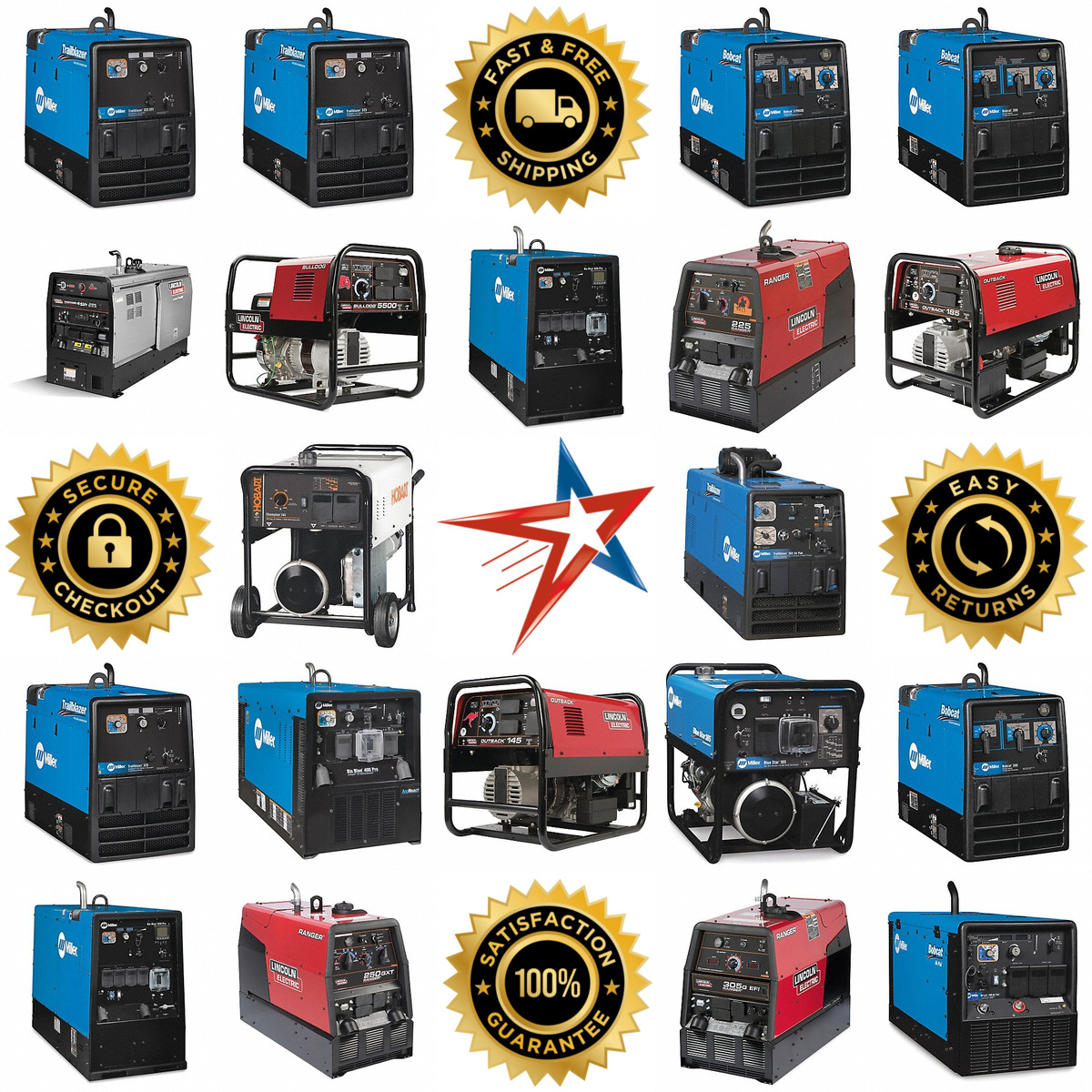 A selection of Welder Generators products on GoVets