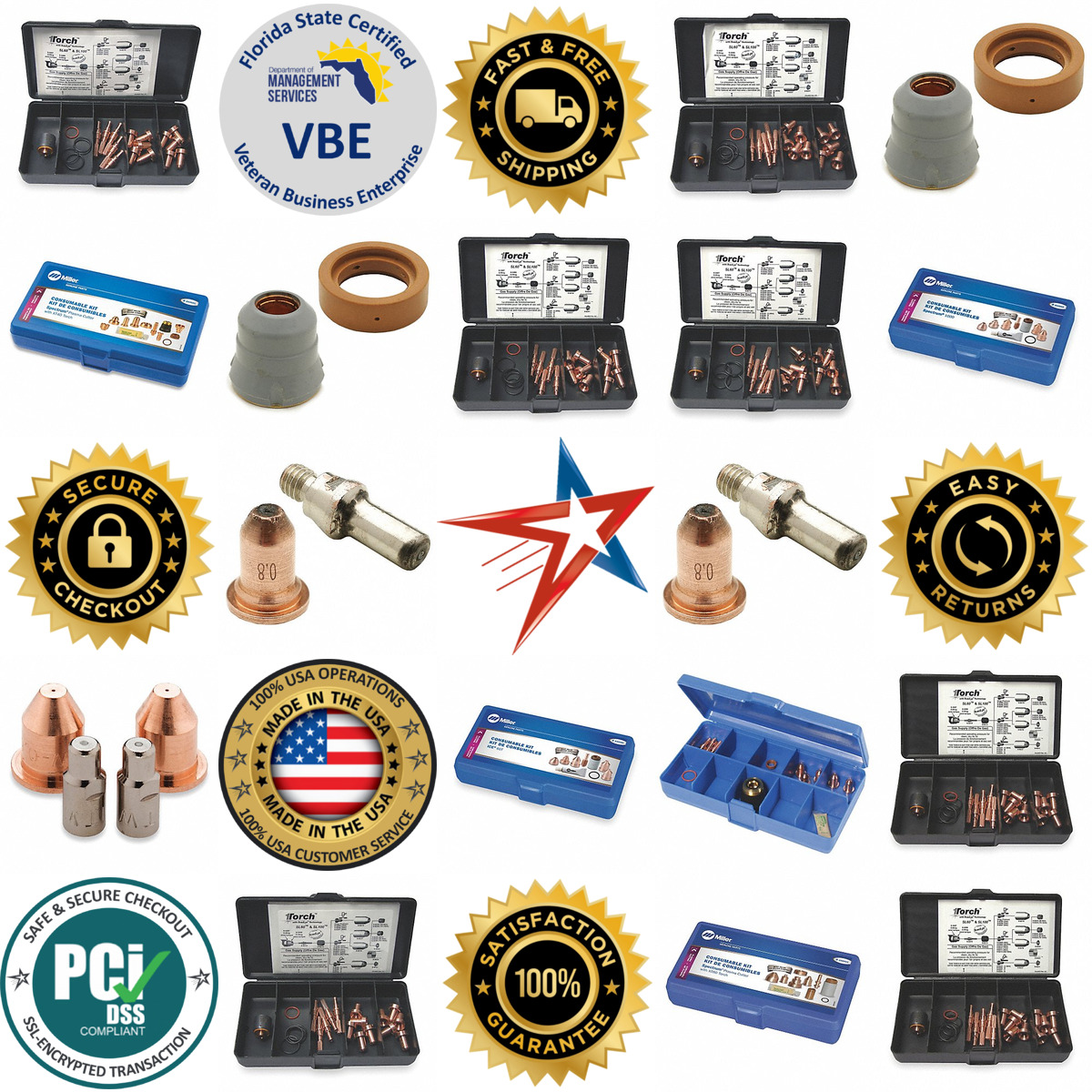 A selection of Plasma Cutting Consumables Kits products on GoVets