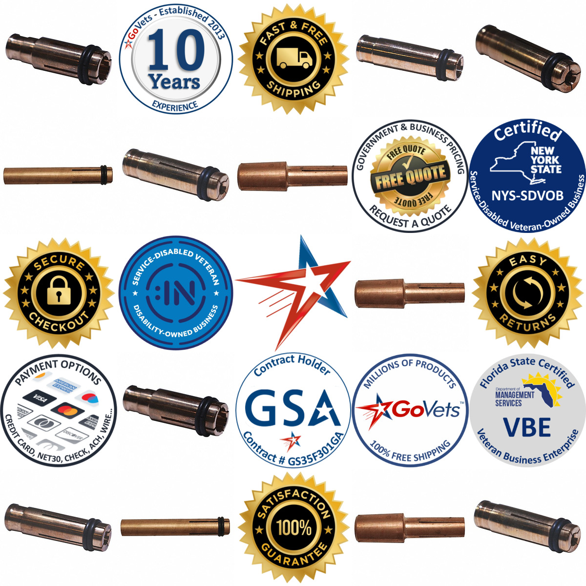 A selection of Stud Welding Collets and Chucks products on GoVets