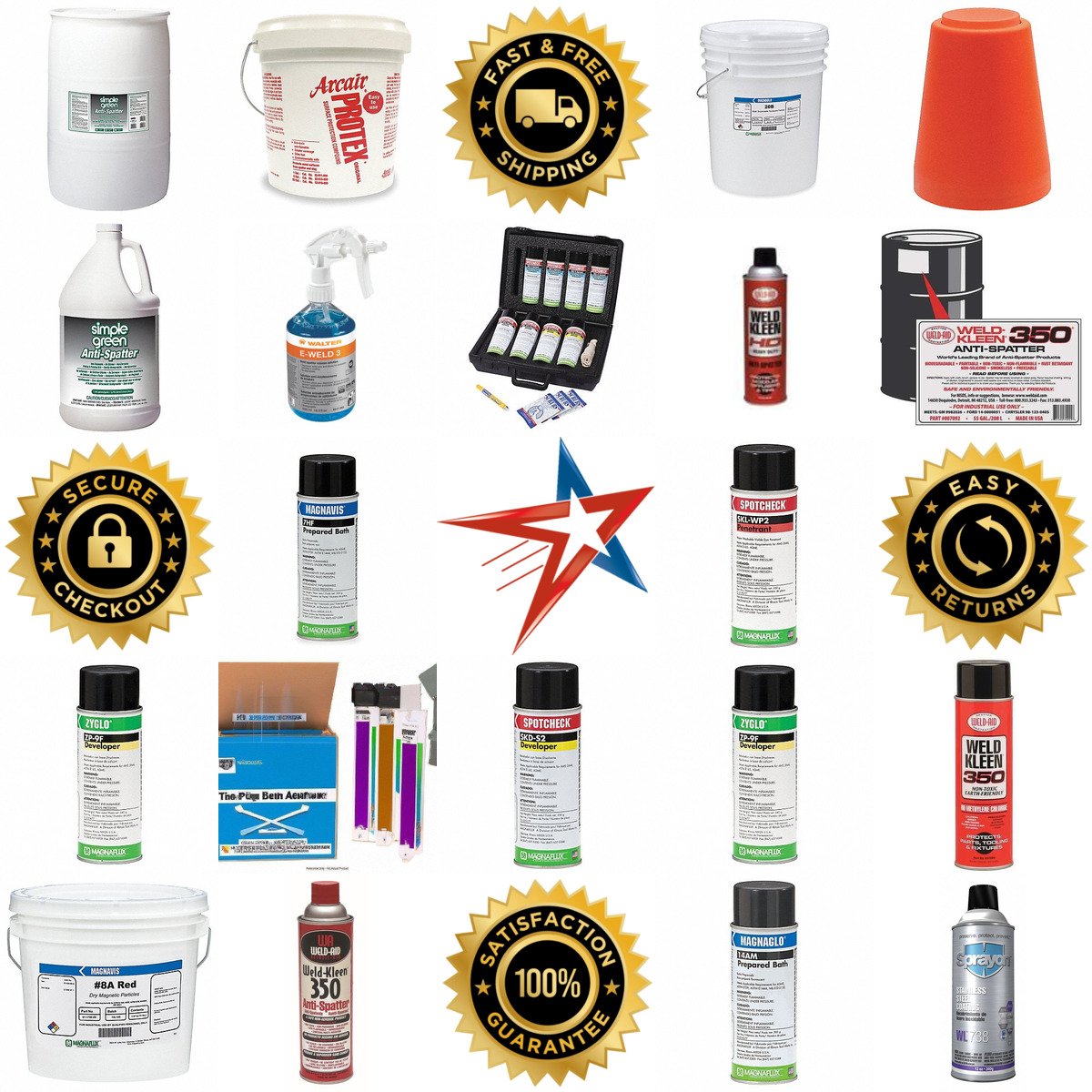 A selection of Welding Chemicals products on GoVets