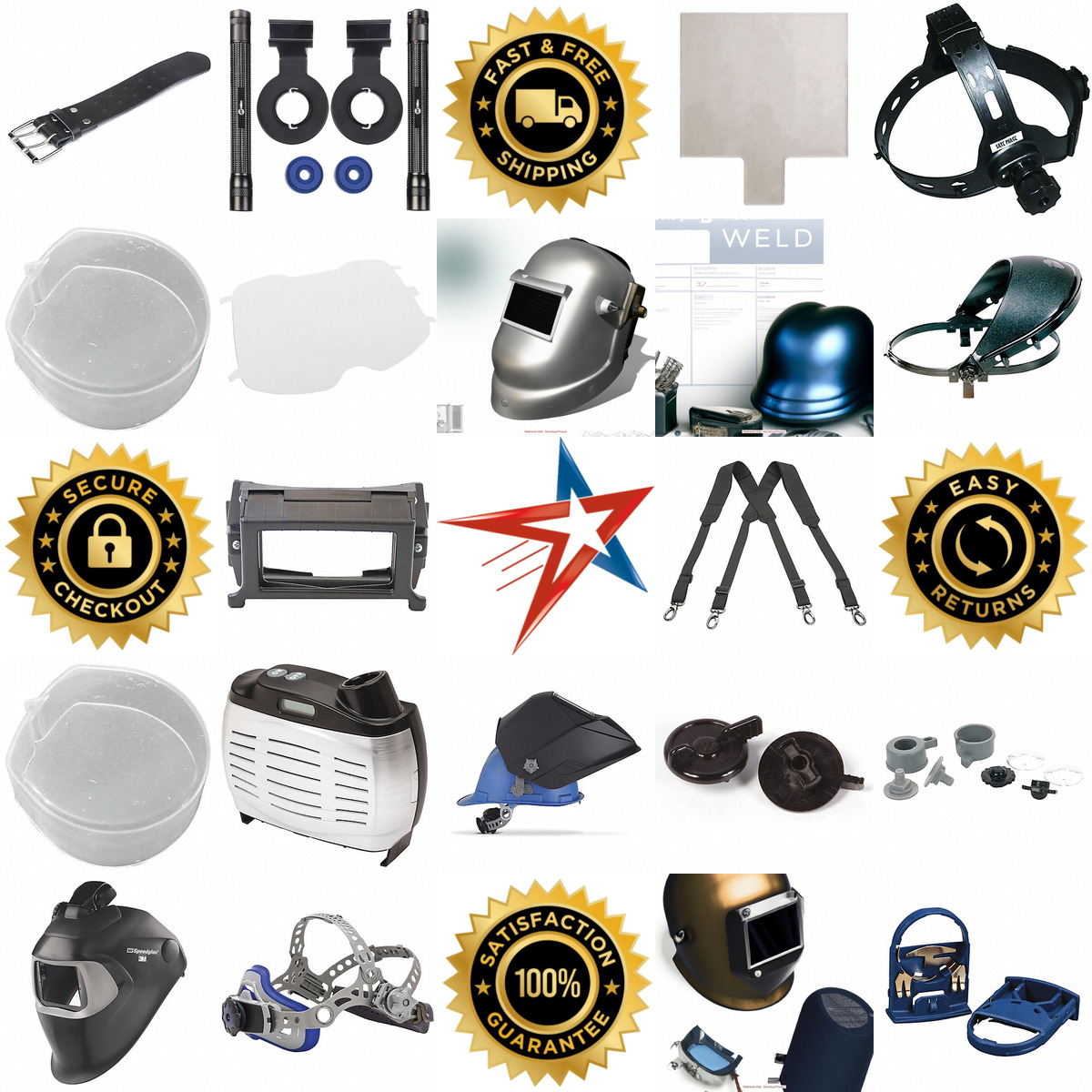 A selection of Welding Helmet Parts and Accessories products on GoVets