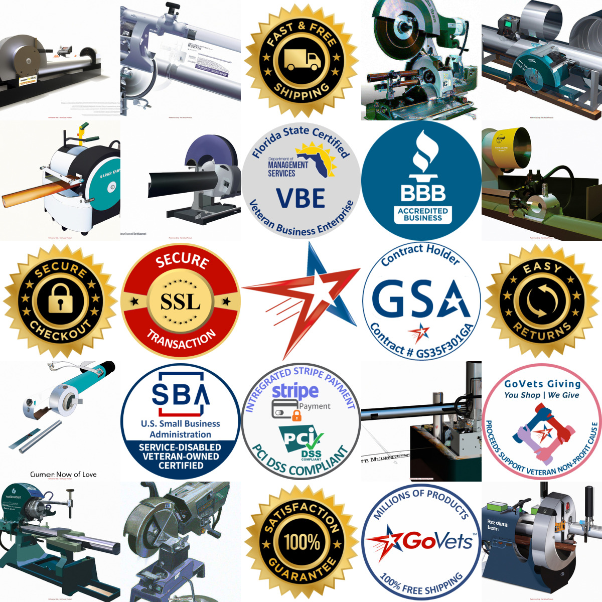 A selection of Pipe Cutting and Beveling Machine Accessories products on GoVets