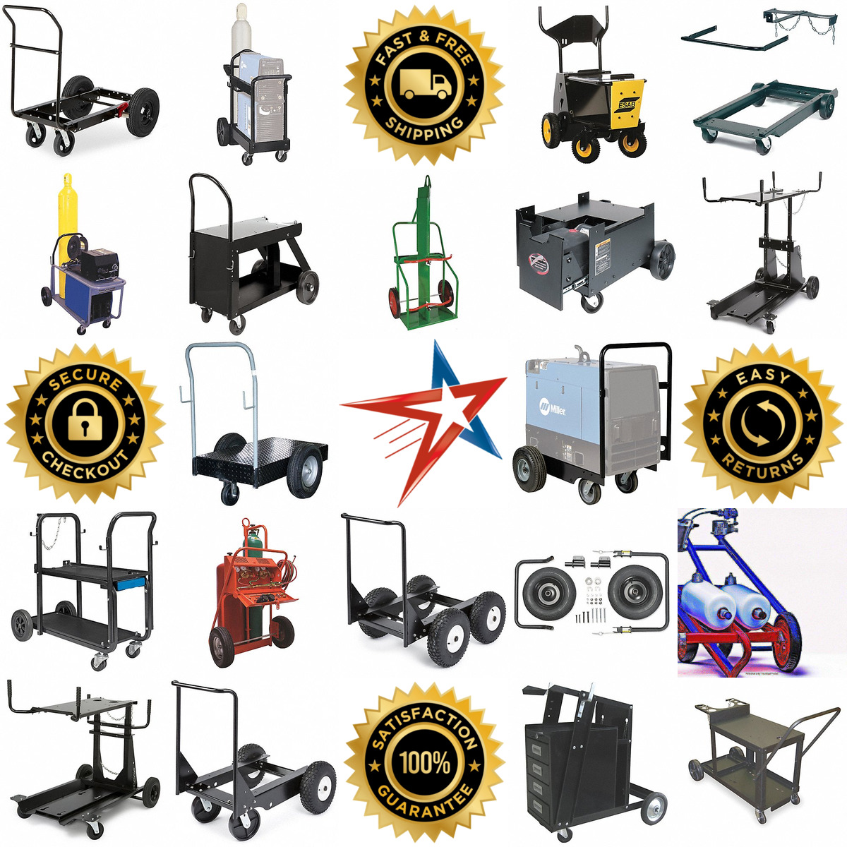 A selection of Welding Cylinder Carts and Running Gear products on GoVets