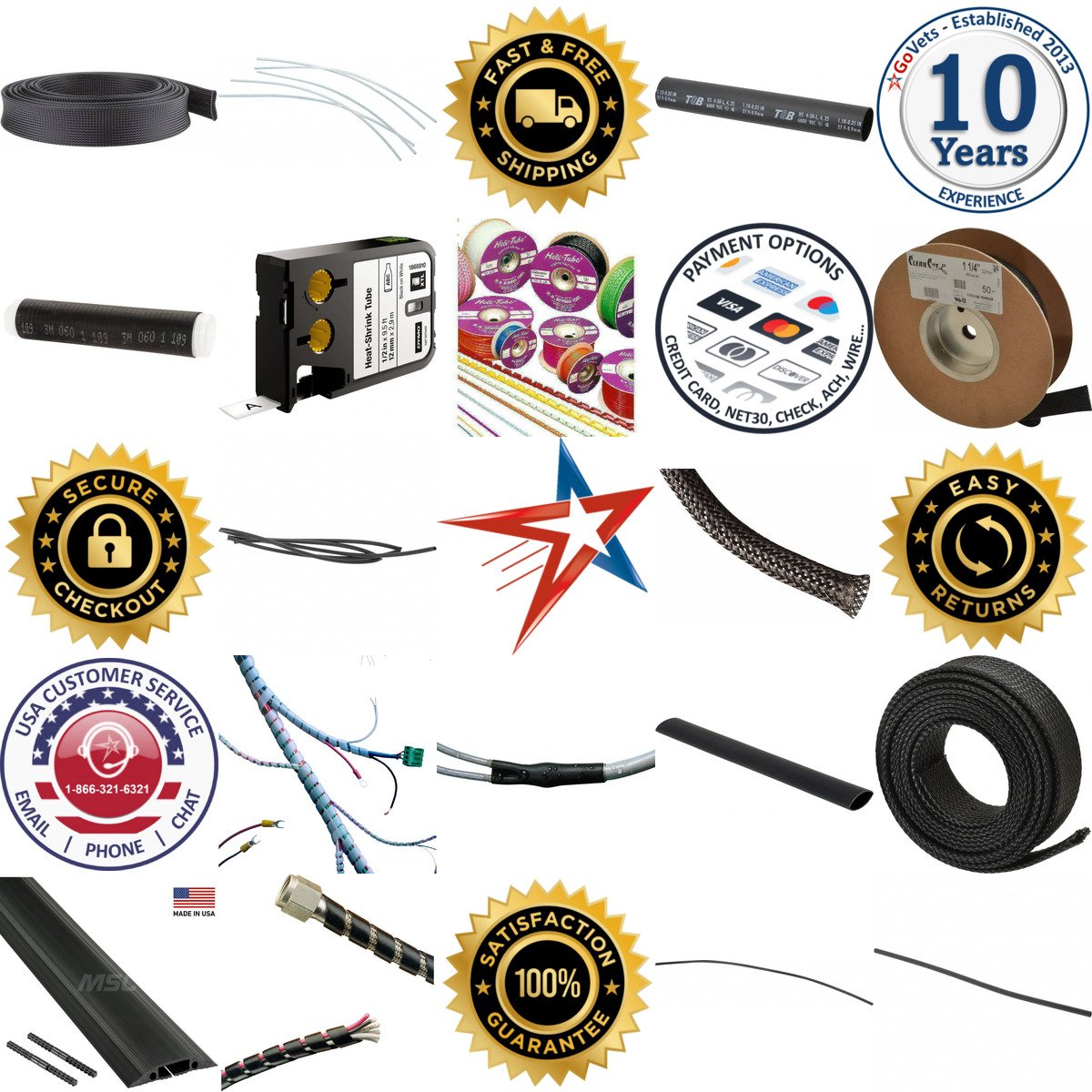 A selection of Wire Protection and Tubing products on GoVets