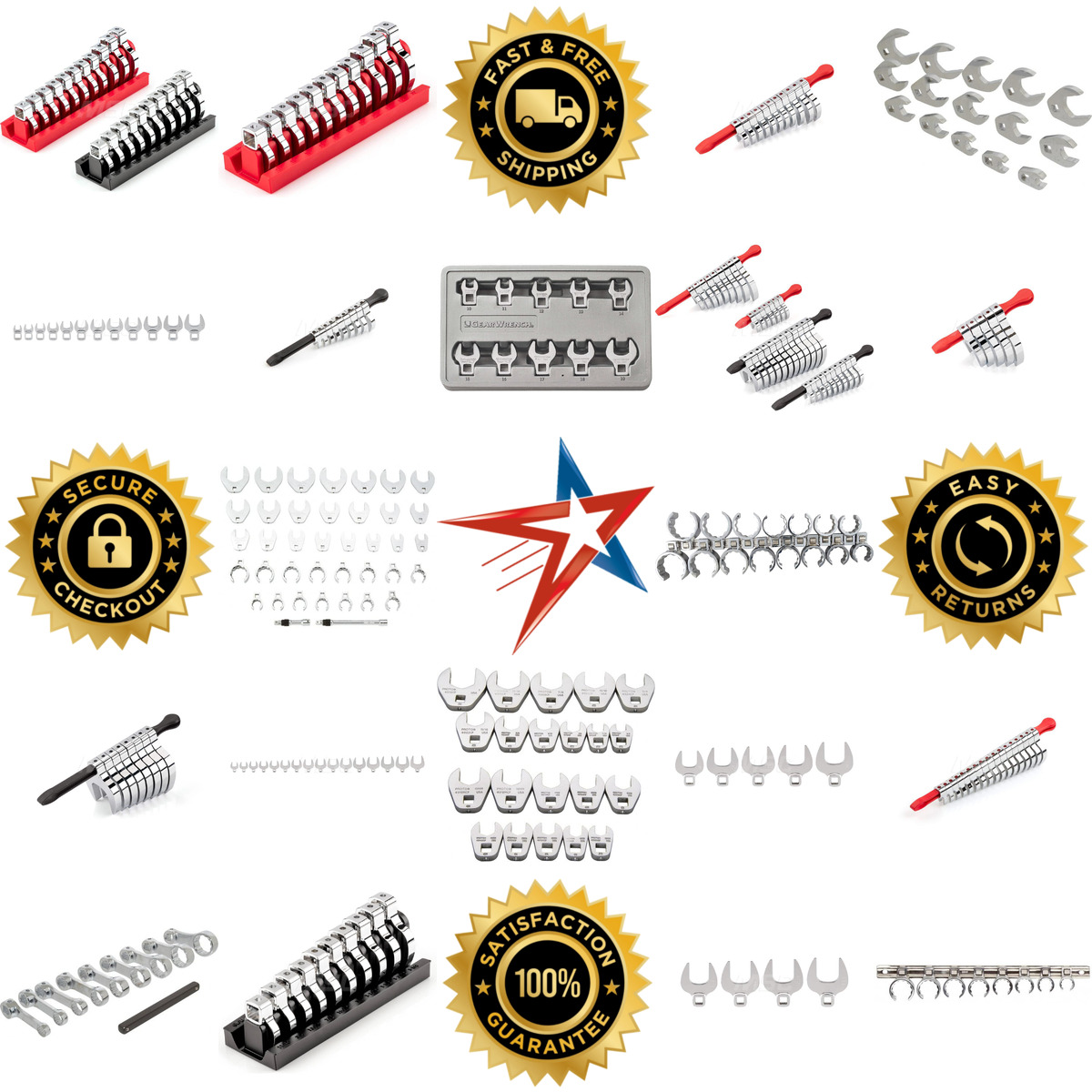 A selection of Crowfoot Wrench Sets products on GoVets