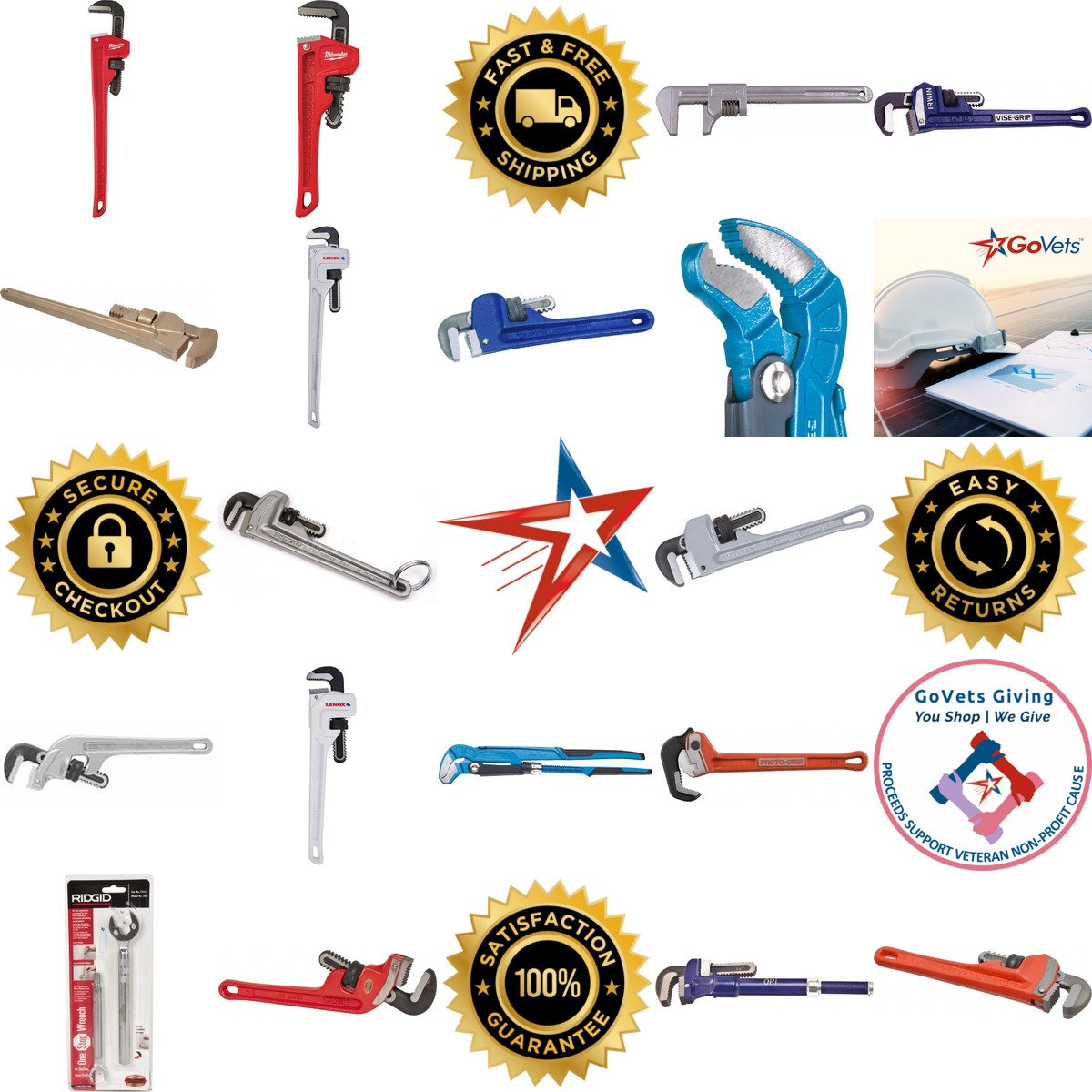 A selection of Plumbing Wrenches products on GoVets