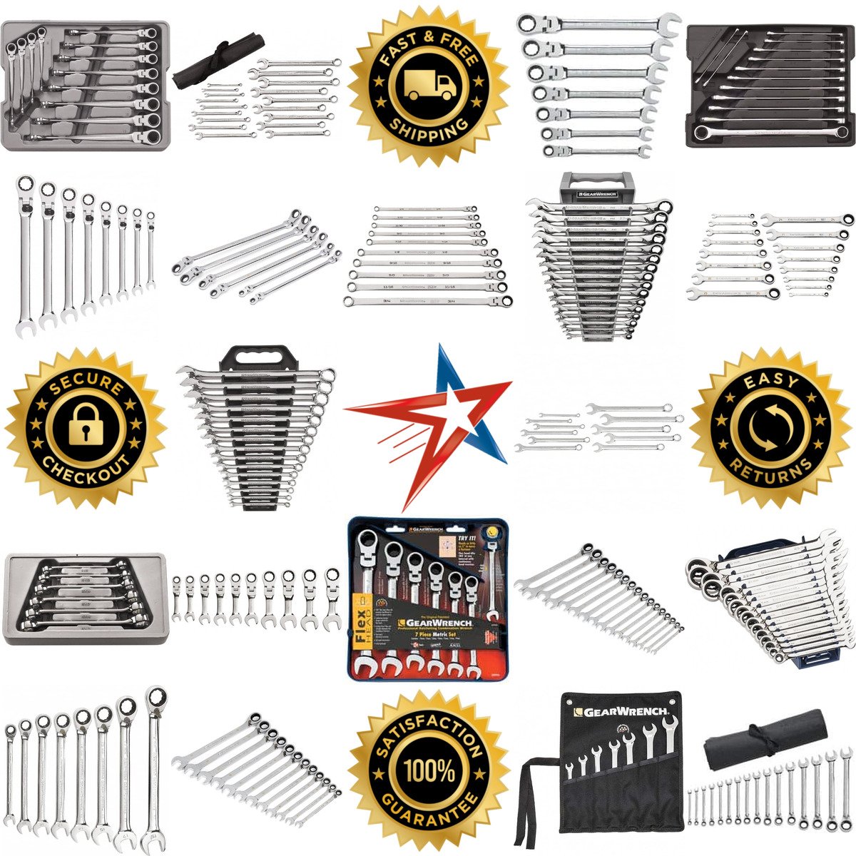 A selection of Gearwrench products on GoVets