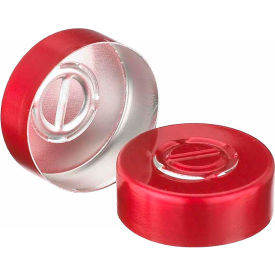 Wheaton® 20mm Crimp Seal Center Tear-Out Aluminum Red Unlined Case of 1000 224183-06