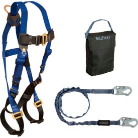 FallTech® 9005PS Starter Kit with 7015 Harness 6' Shock Absorbing Lanyard & Gear Bag 9005PS