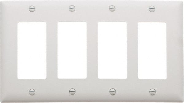 4 Gang, 4-1/2 Inch Long x 8-3/8 Inch Wide, Standard Switch Plate MPN:TP264W