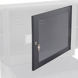 Optional Door with Acrylic Window For GoVets™ Fold-Out Computer Cabinet Black 912436