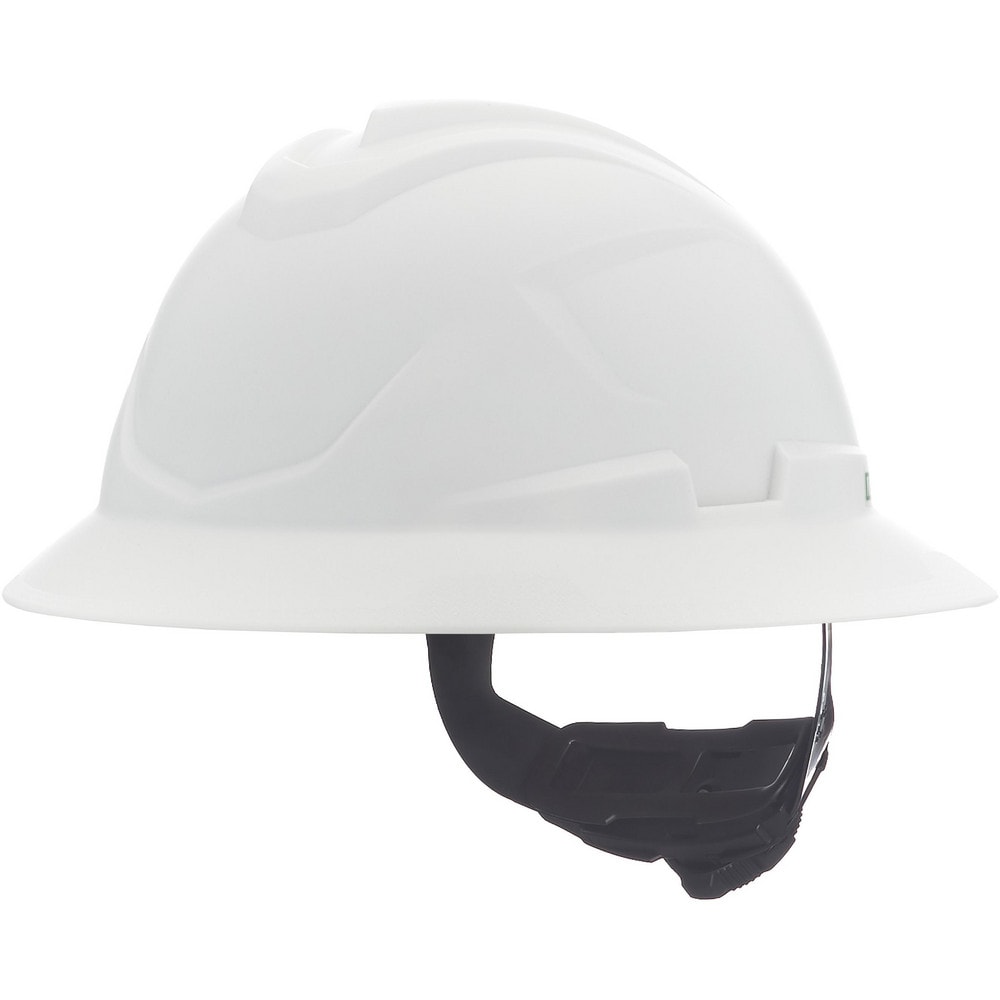 Hard Hats, Hard Hat Style: Full Brim , Color: White , Adjustment Type: Ratchet , Application: Construction, Energy Company, Heat Protection, Manufacturing MPN:10215837