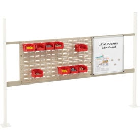 GoVets™ Louver & Whiteboard Panel For Workbench 72