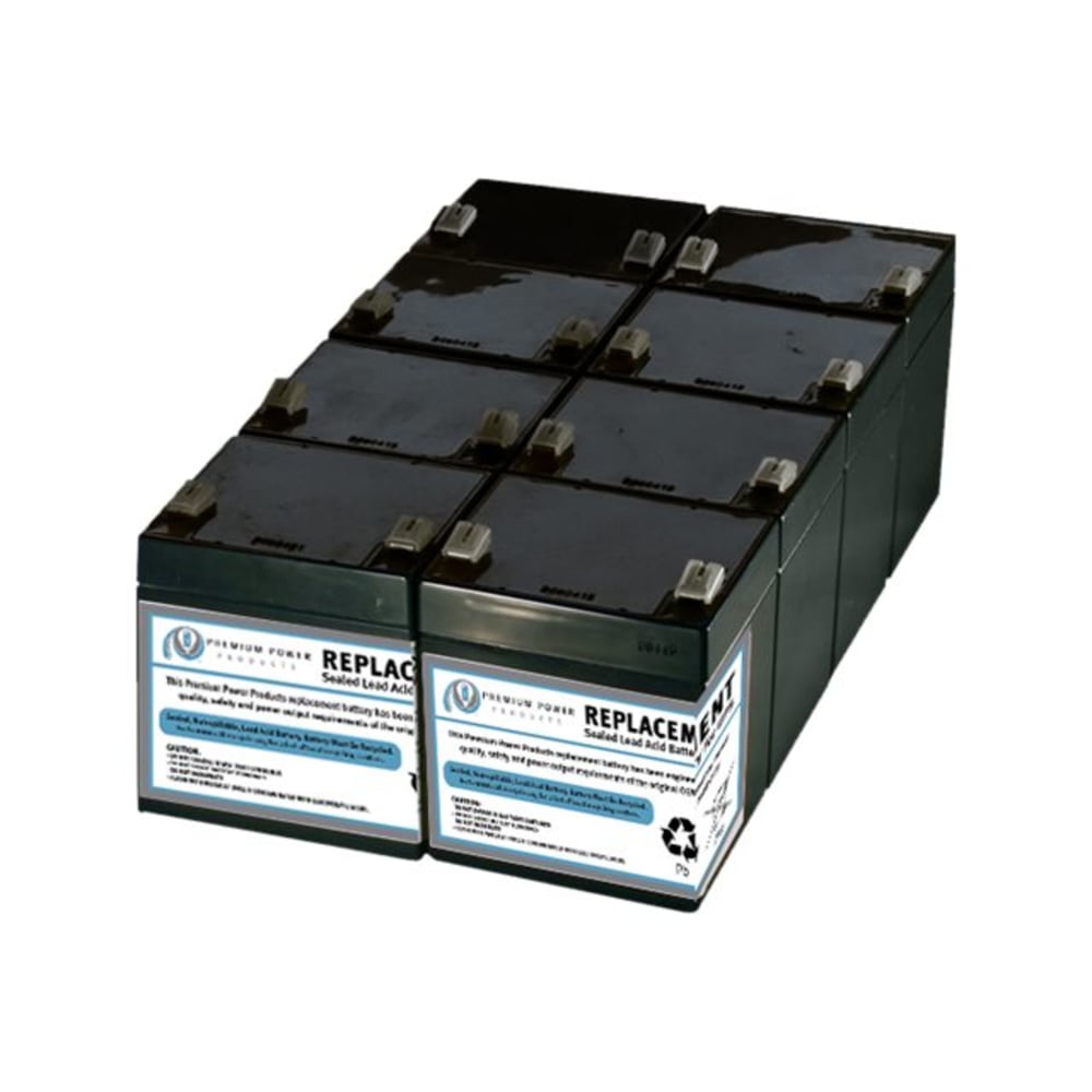 eReplacements - UPS battery (equivalent to: APC RBC43) - 1 x battery - lead acid - for P/N: SMT2200R2I-AR, SMT2200RM2UC, SMT3000R2I-AR, SMT3000RM2UC, SMT3000RMI2UC MPN:SLA43-ER