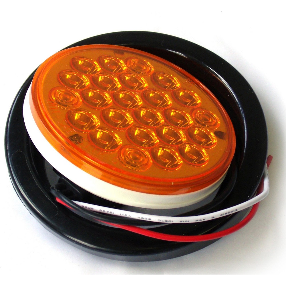 Turn Signal & Tail Lights, Product Type: LED Truck & Trailer Light , Color: Amber , Length (Inch): 4  MPN:1003691