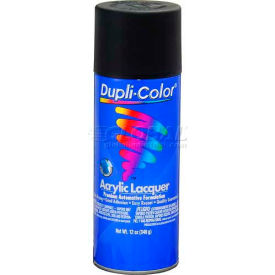 Dupli-Color® Premium Lacquer Flat Black 12 Oz. Aerosol - DAL1607 - Pkg Qty 6 EDAL16077