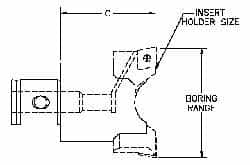 Boring Head: 23.11 mm Body Dia, Manual MPN:PC2-4205