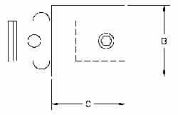 PC2 Inside, PC2 Outside Modular Connection, Boring Head  Shank Extension MPN:PC2-PC2E1