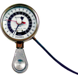 Baseline® Hydraulic Pinch Gauge 50 lb. Dial Gauge and Analog Output Signal Blue 12-0023