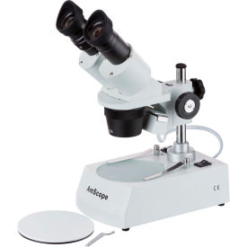 AmScope SE306R-P20 40X-80X Student Binocular Stereo Microscope with Dual Lights SE306R-P20