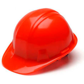 Hi Vis Orange Cap Style 4 Point Ratchet Hard Hat - Pkg Qty 16 HP14141