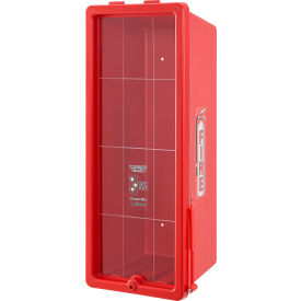 GoVets™ Plastic Fire Extinguisher Cabinet Fits 20 lbs. Red 650641