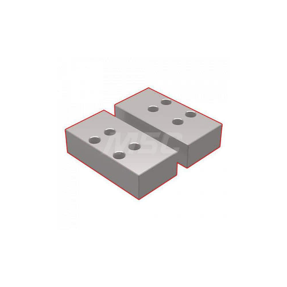 Vise Jaw Sets, Jaw Width (mm): 125.73 mm, Jaw Width (Inch): 125.73 mm, Set Type: Standard, Material: Steel, Vise Compatibility: V510X Self-Centering Vises MPN:VSJ52X