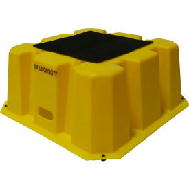 1 Step Nestable Plastic Step Stand - Yellow 25