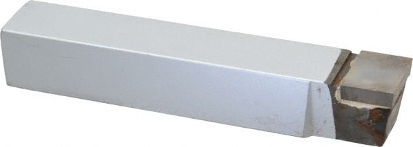 Single Point Tool Bit: 1'' Shank Width, 1'' Shank Height, K68 Solid Carbide Tipped, Neutral, C, Square Nose MPN:47035