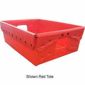 Corrugated Plastic Nestable Tote 18-1/4x13-1/4x6 Natural - Pkg Qty 10 1468-Nat-280