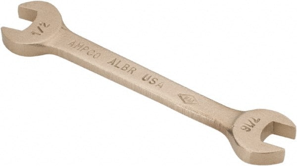 Open End Wrench: Double End Head, Double Ended MPN:WO-7/16X1/2